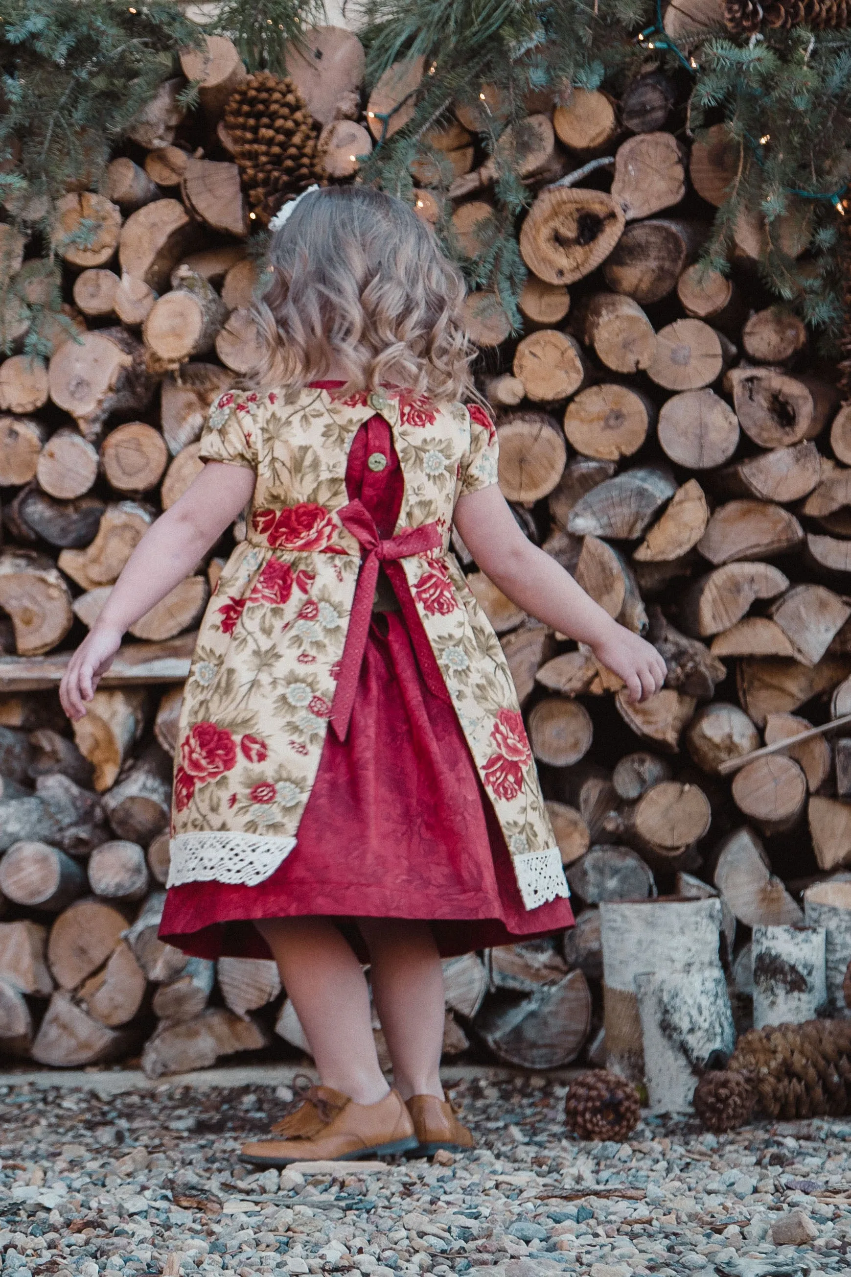 Alice Apron Dress - Floral