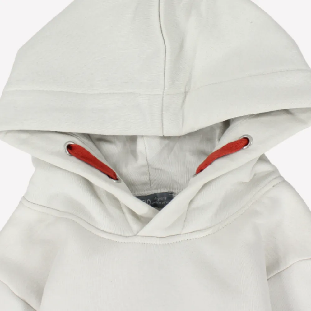 Beige/Orange Long-Sleeved Hoodie