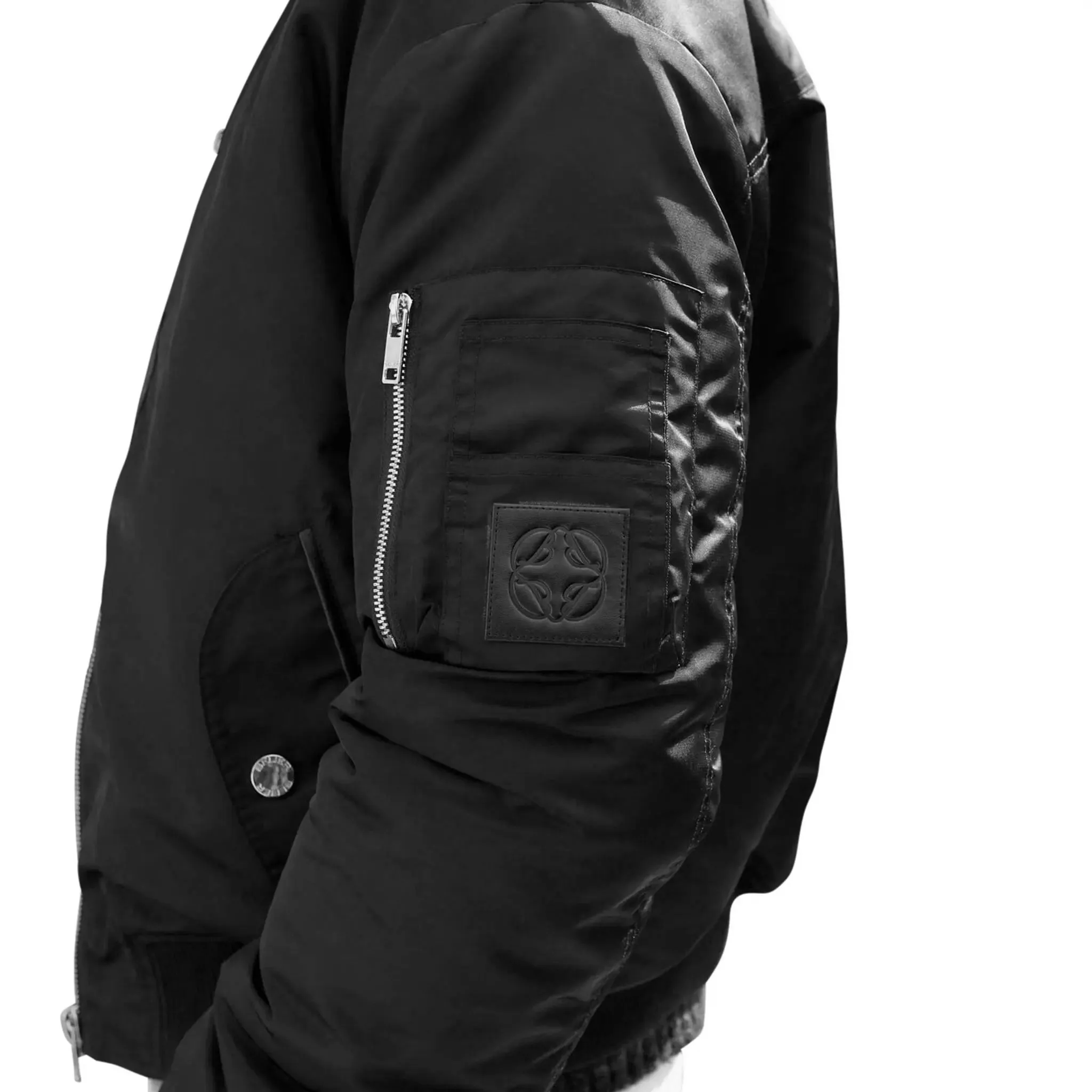 Belier Black Bomber Jacket