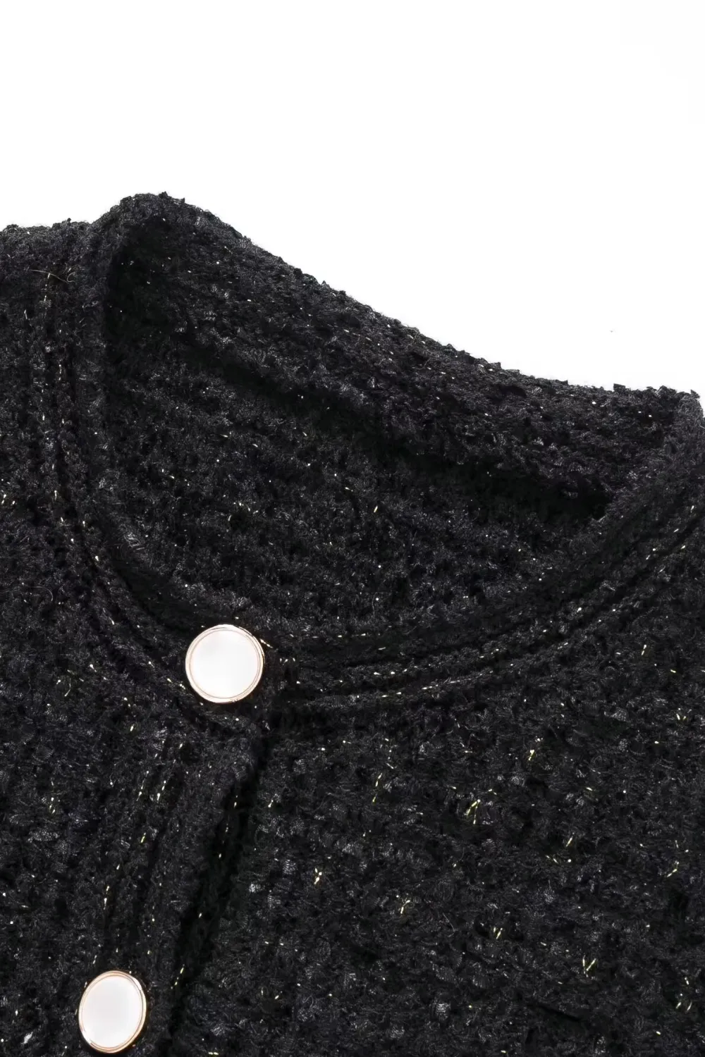 'Bethany' Classic Tweed Knit Cardigan (2 Colors)