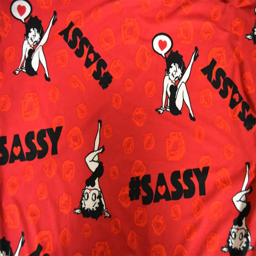 Betty Boop Feeling Sassy Red Nightshirt