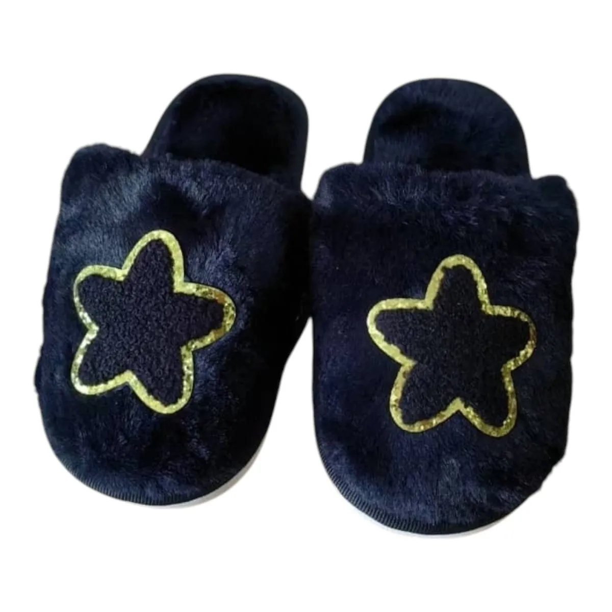 CALI STAR FUZZY SLIPPERS