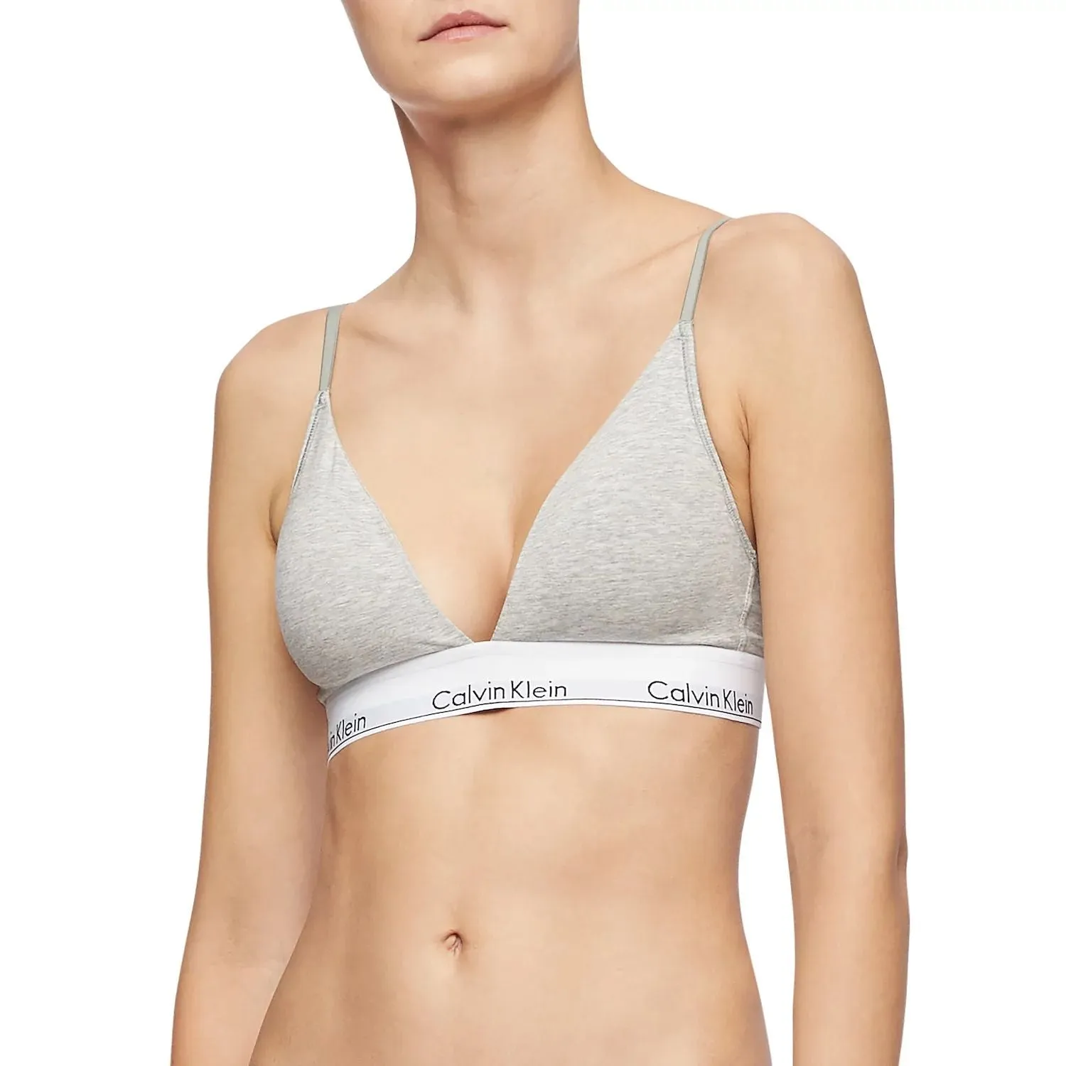 Calvin Klein Modern QF5650 Cotton Lined Triangle Bralette Bra Calvin Klein