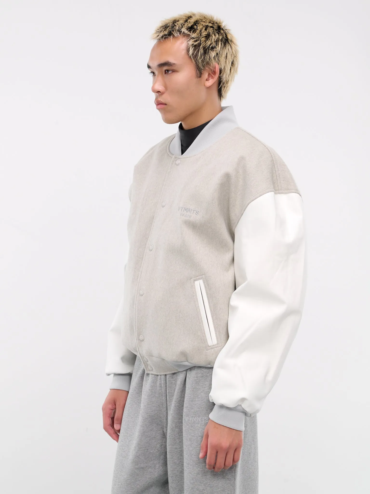 College Varsity Jacket (VL22JA800E-OFF-WHITE)