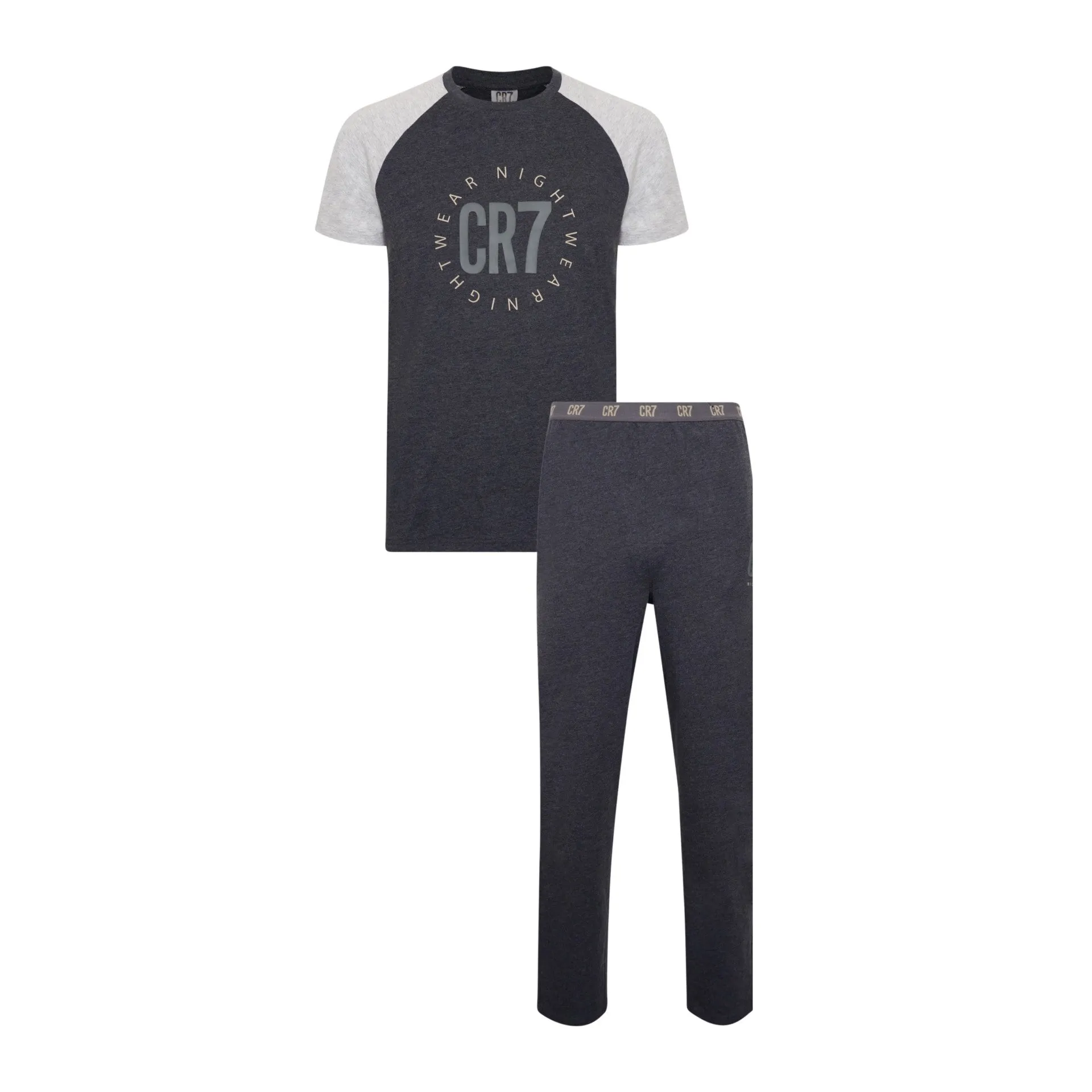 CR7 Men's Loungewear Set - Pants, Short Sleeve