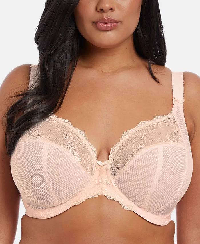 Elastic lace full figure bra Charley EL4382, online only Elomi pink