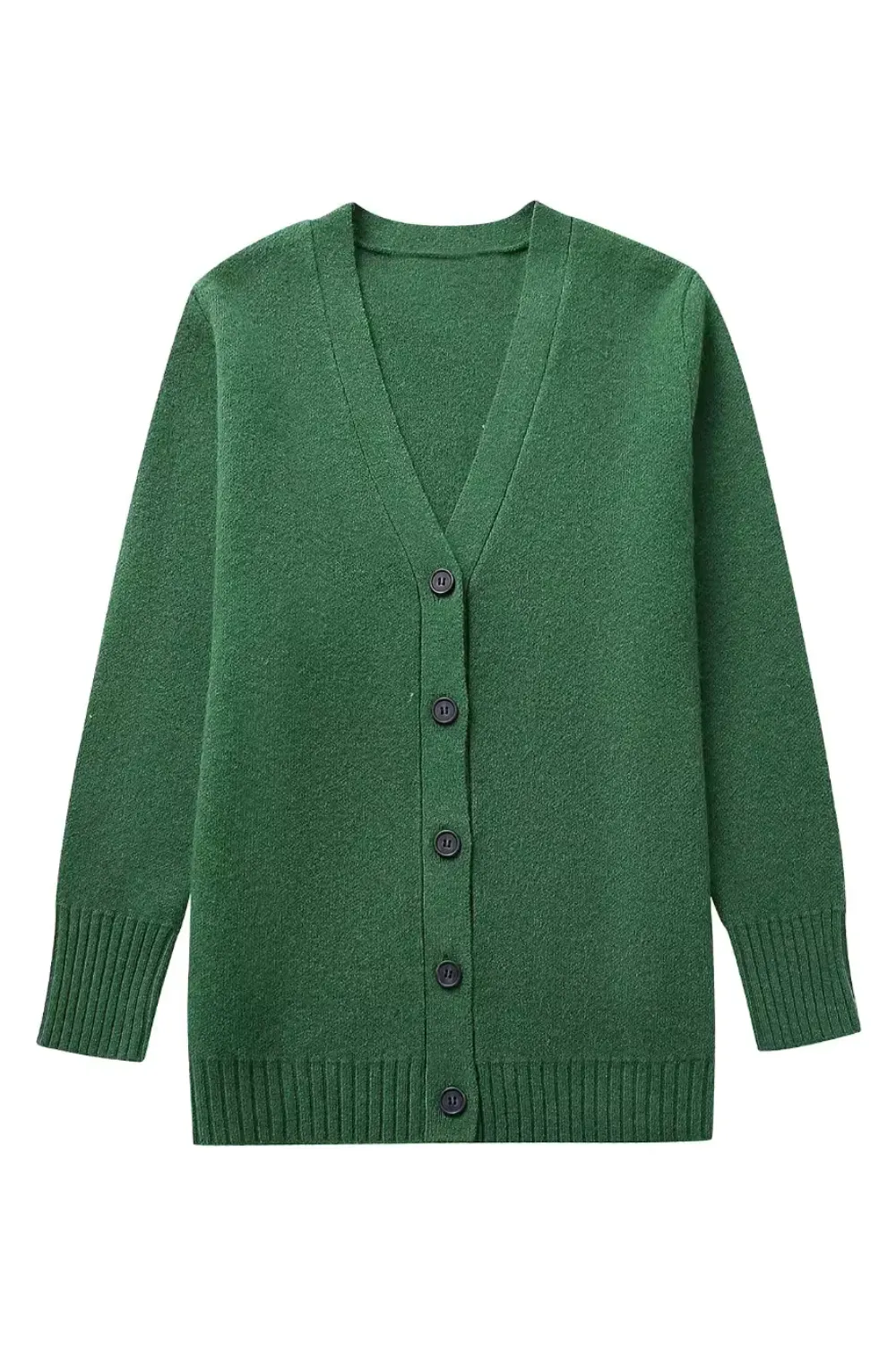 'Heather' V-Neck Casual Knitted Cardigan (2 Colors)