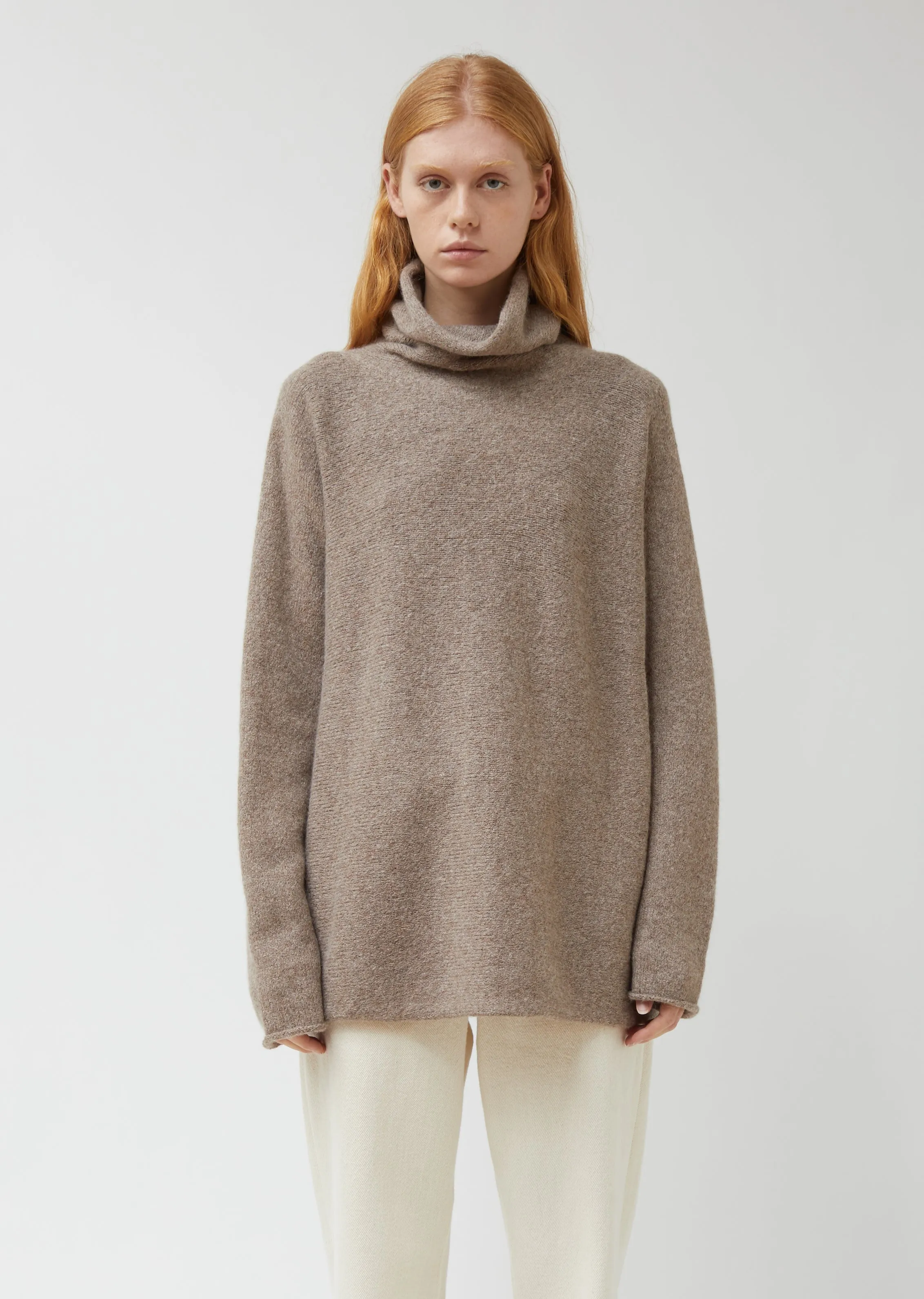 Horizontal Cowlneck Sweater