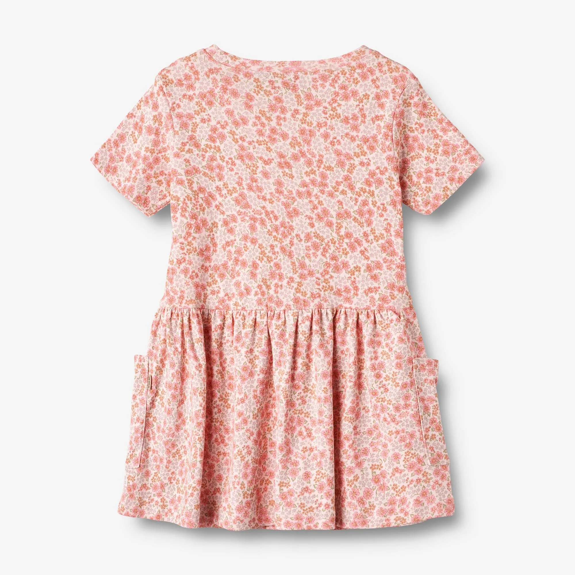 Jersey Dress S/S Birthe - rose flowers