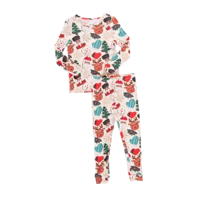 Kids Bamboo PJ Set- Frosted Cookies