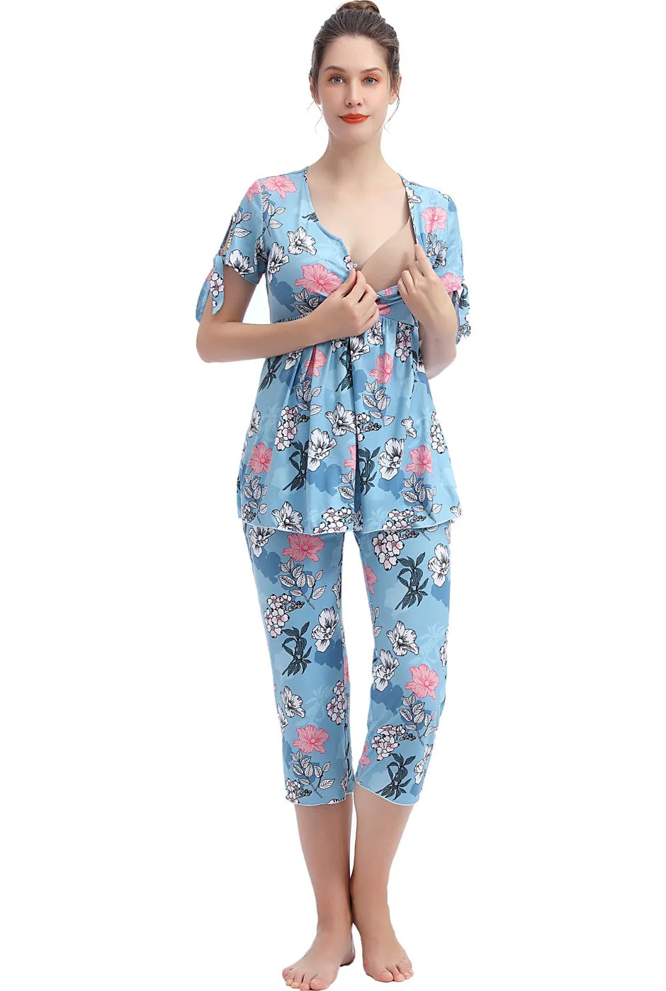 Kimi   Kai Maternity "Daya" Nursing Pajama Set