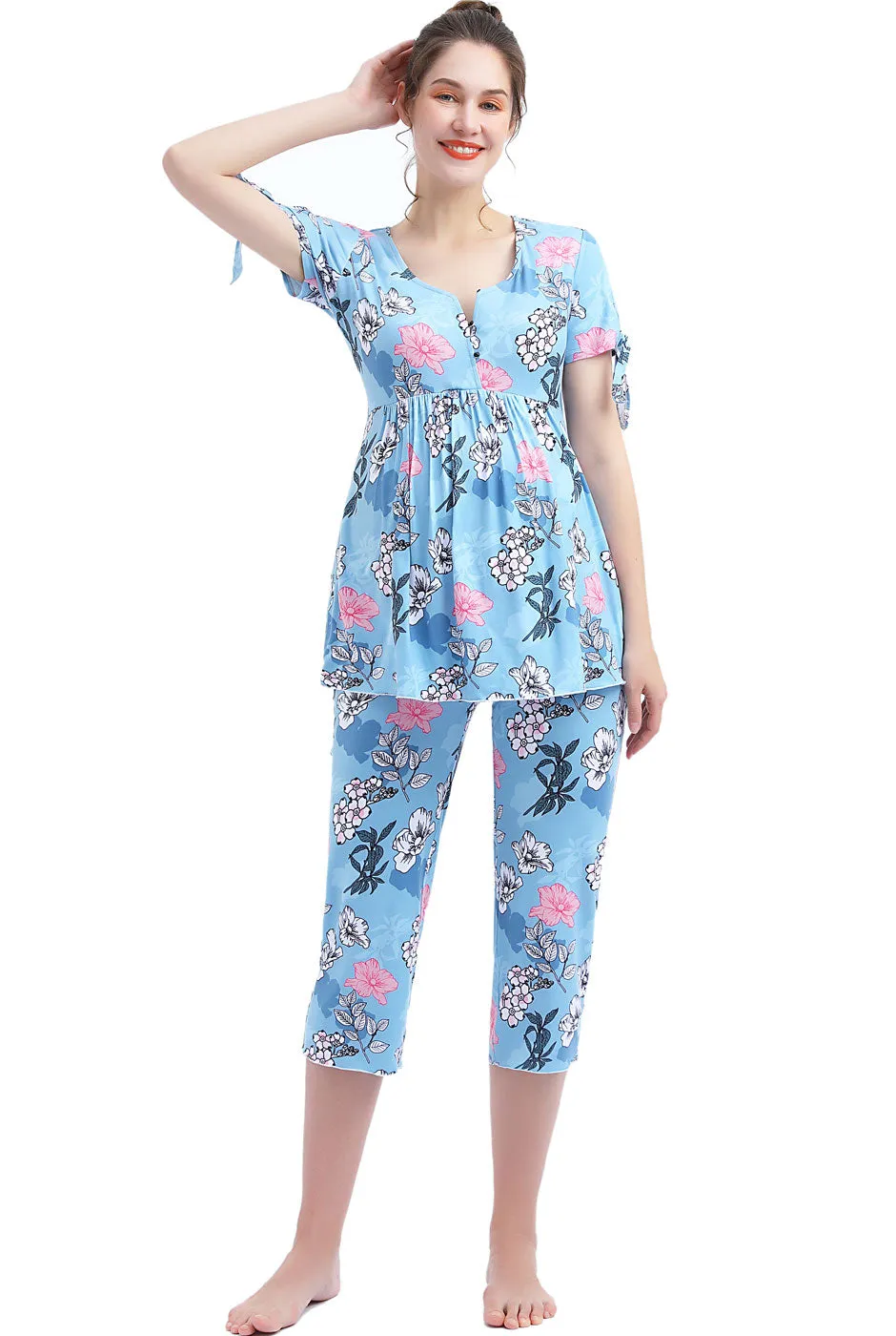 Kimi   Kai Maternity "Daya" Nursing Pajama Set