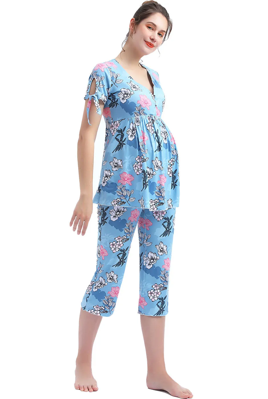 Kimi   Kai Maternity "Daya" Nursing Pajama Set