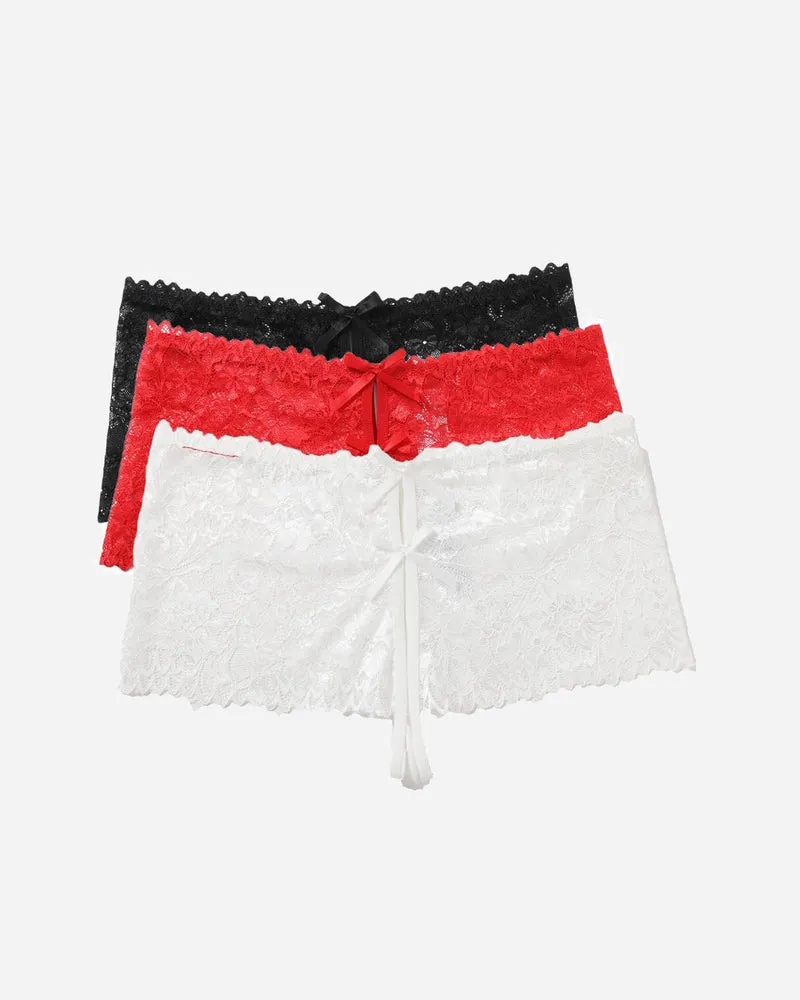 Lace Underwear High Waist Panty