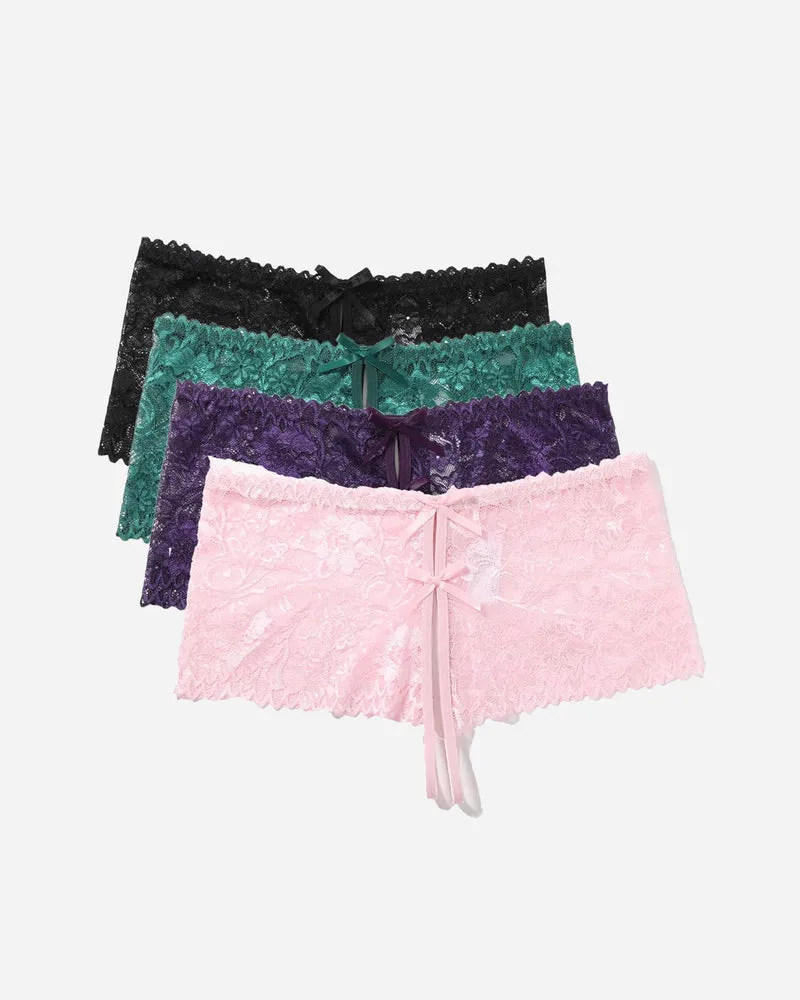 Lace Underwear High Waist Panty