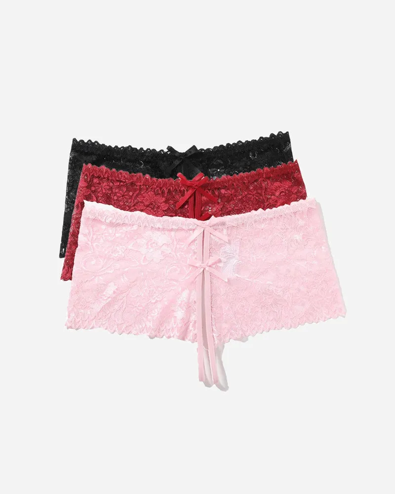 Lace Underwear High Waist Panty