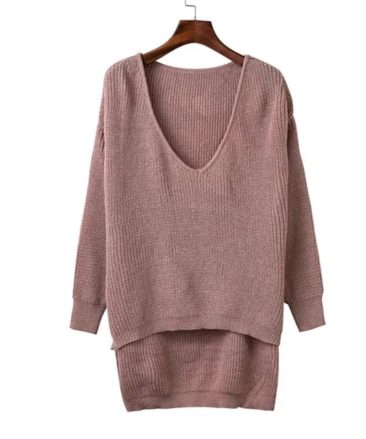 LANA Knit Off Shoulder Sweater