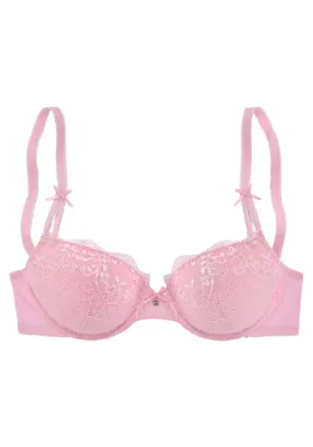 LASCANA push-up bra, light pink