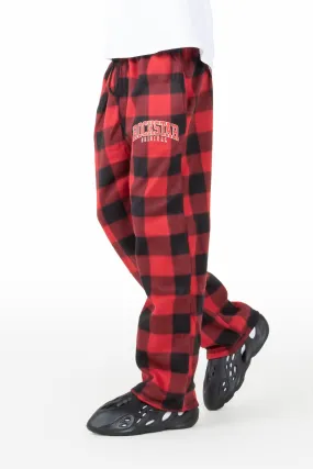 Nigel Red Plaid Pajamas