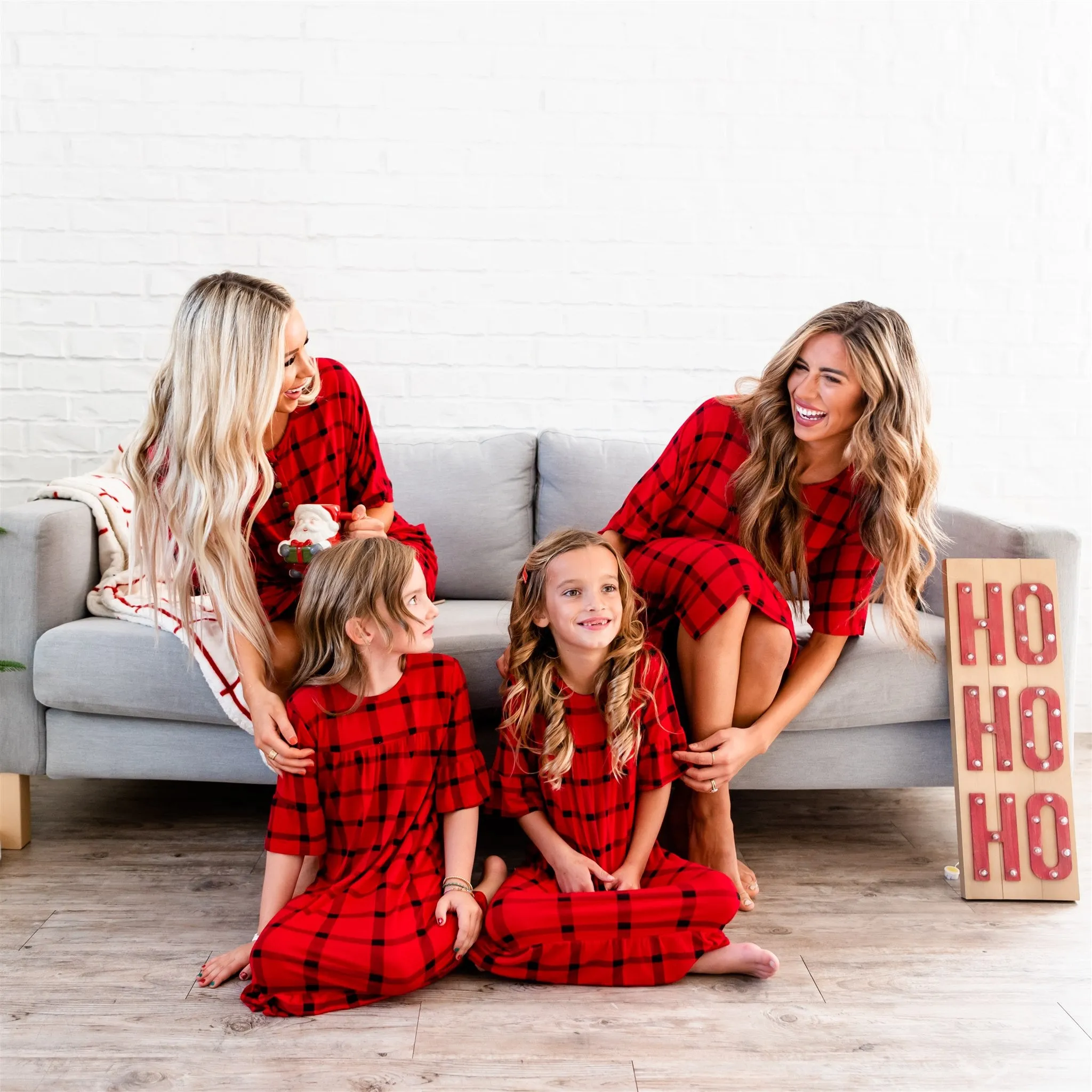 Noel House Dress: Red Plaid