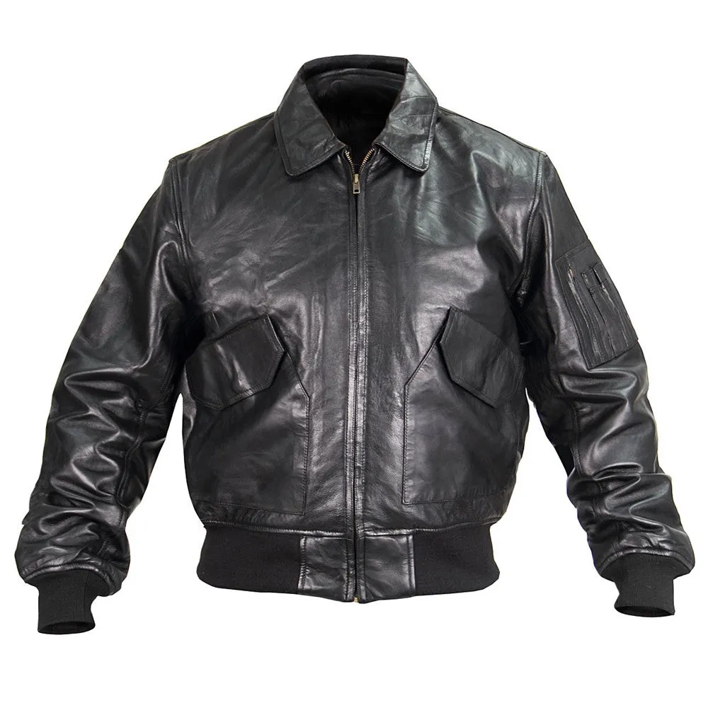 P-45 Leather Flight Jacket US Government Spec