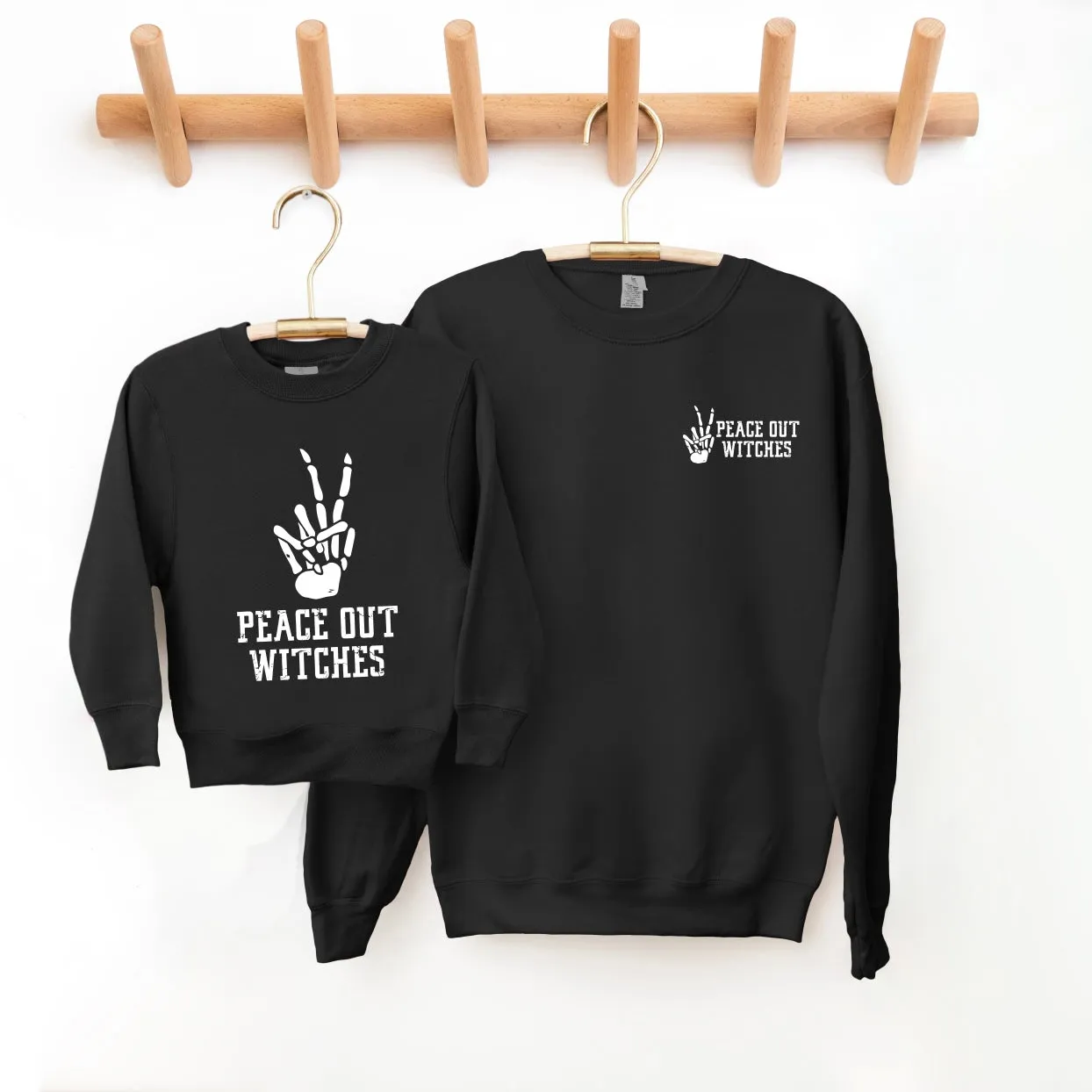 Peace Out Witches • Kids Pullover