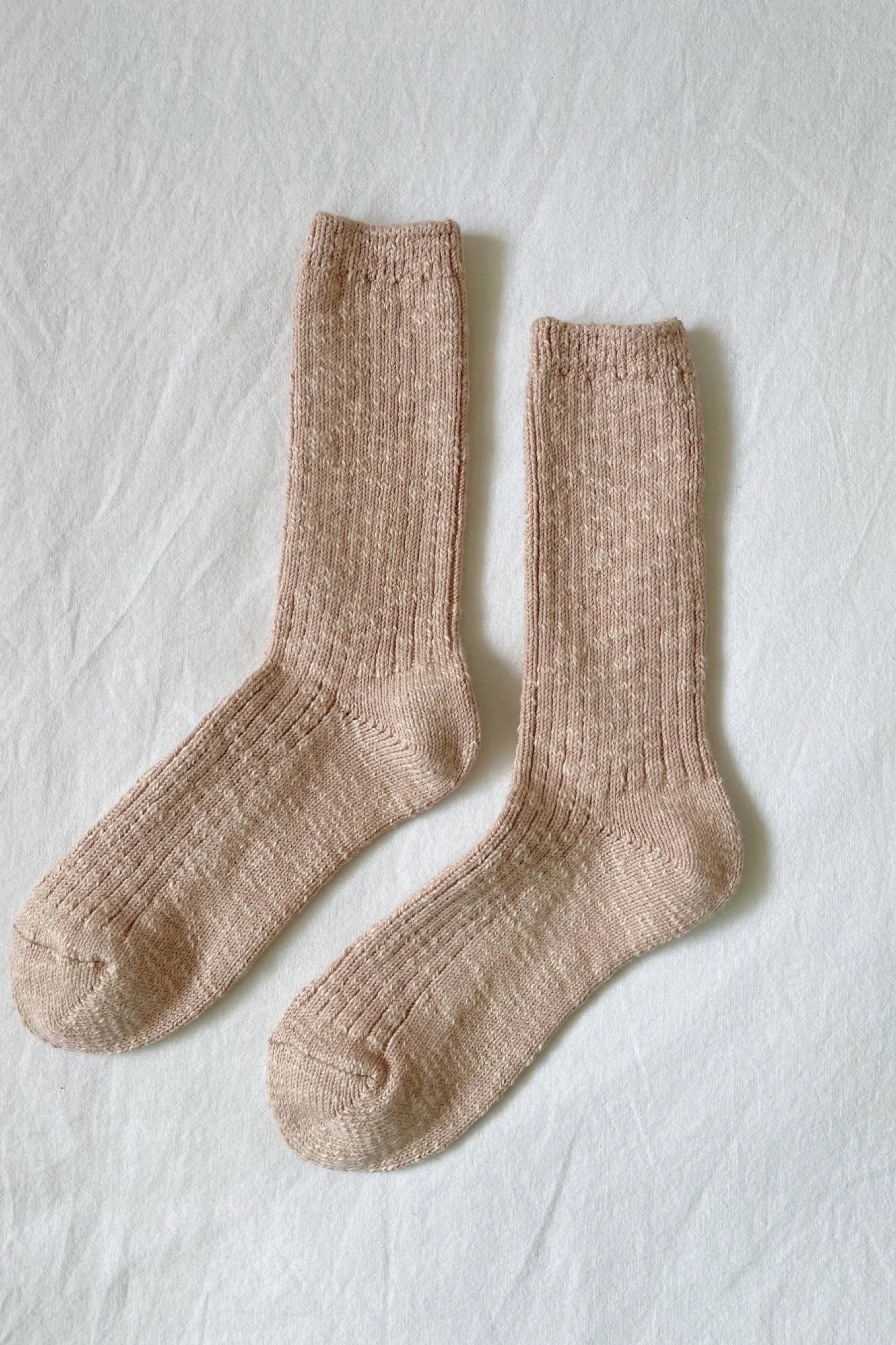 Peachy Keen Cottage Socks