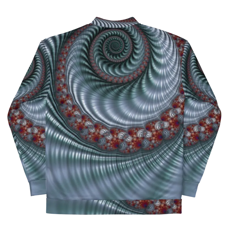 "Fractal Seashell" Collection - Unisex Bomber Jacket