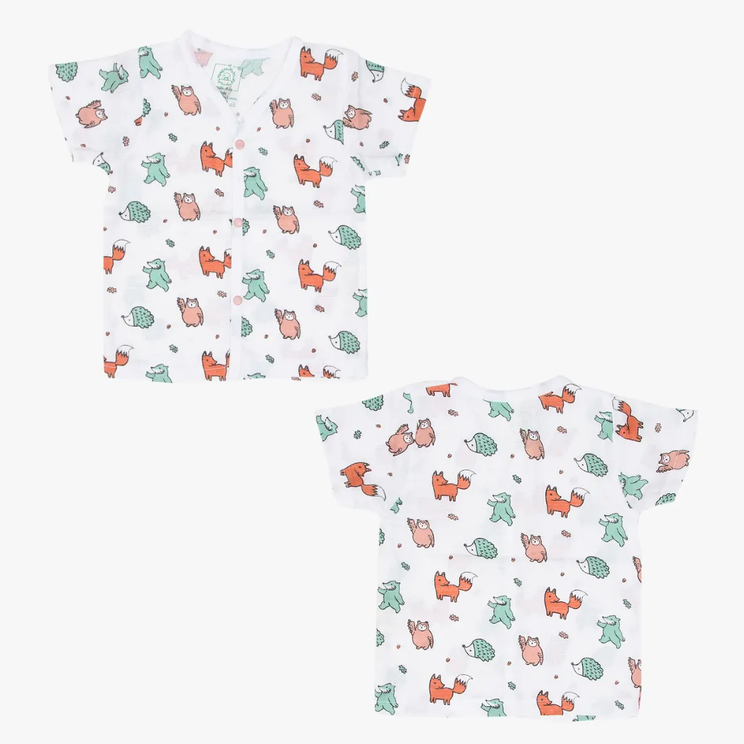 Shells & Tails (Pack of 3) - Muslin Sleep Suit for babies and kids (Unisex)