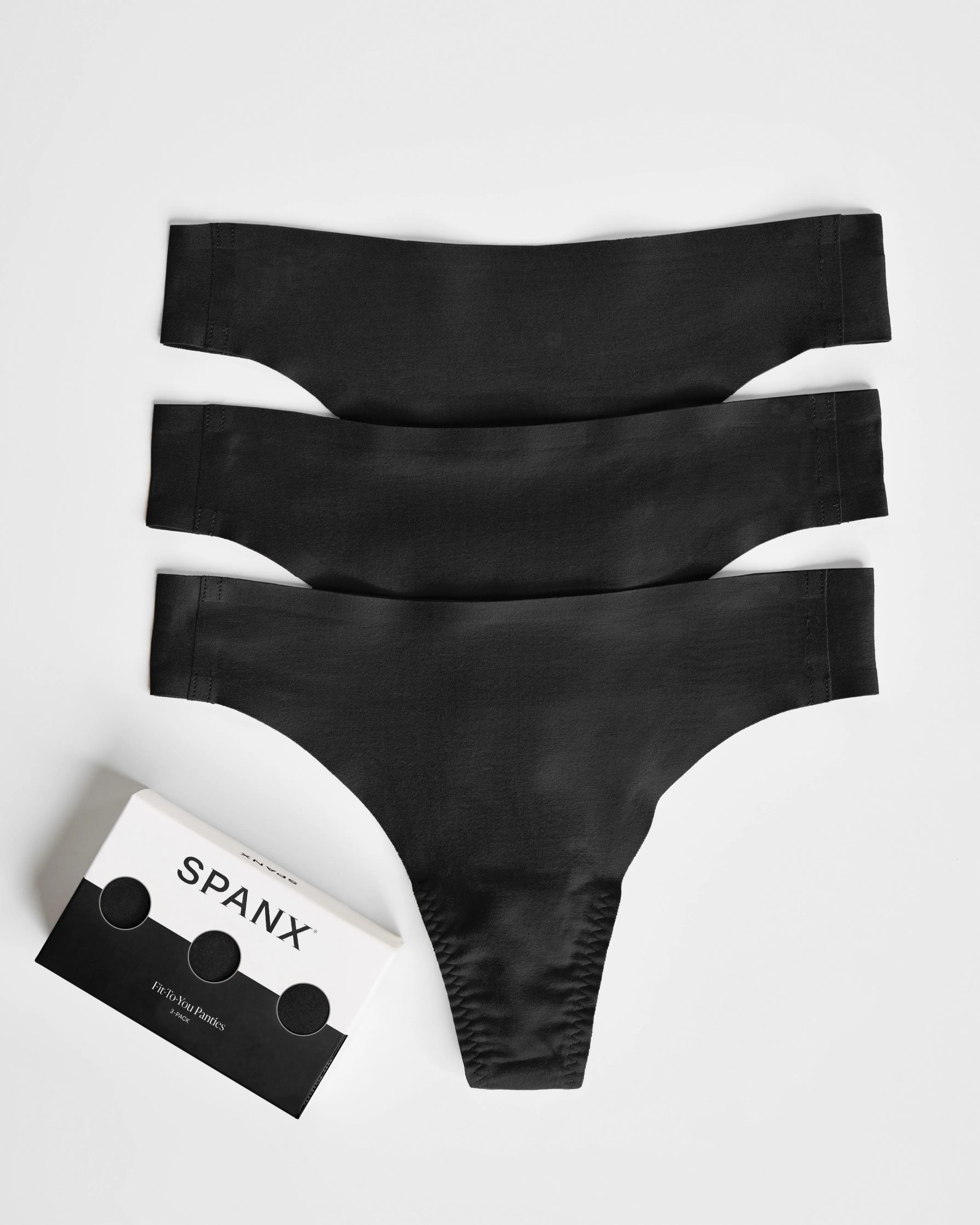 SPANX® Fit-to-You Thong 3-Pack Box