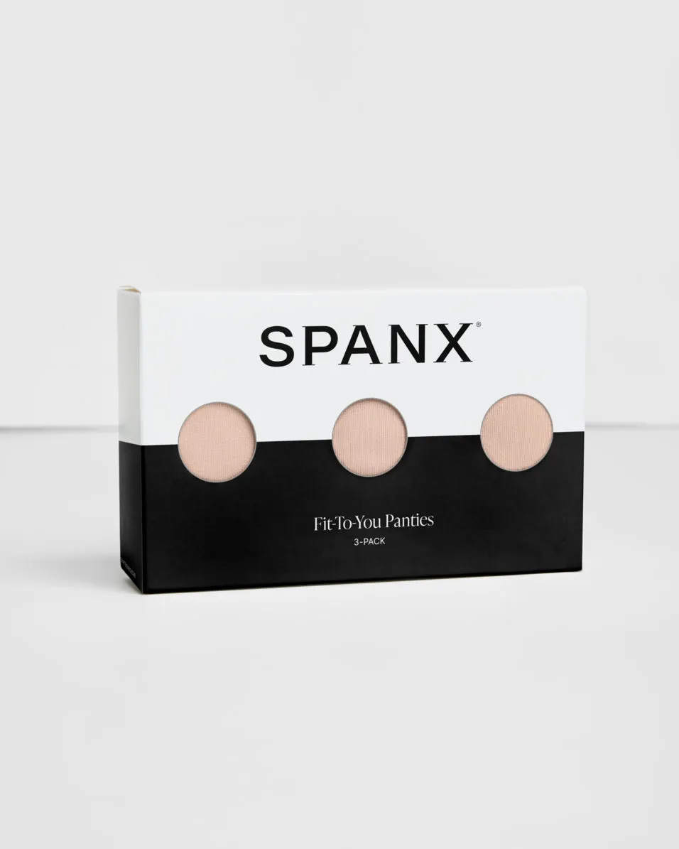 SPANX® Fit-to-You Thong 3-Pack Box