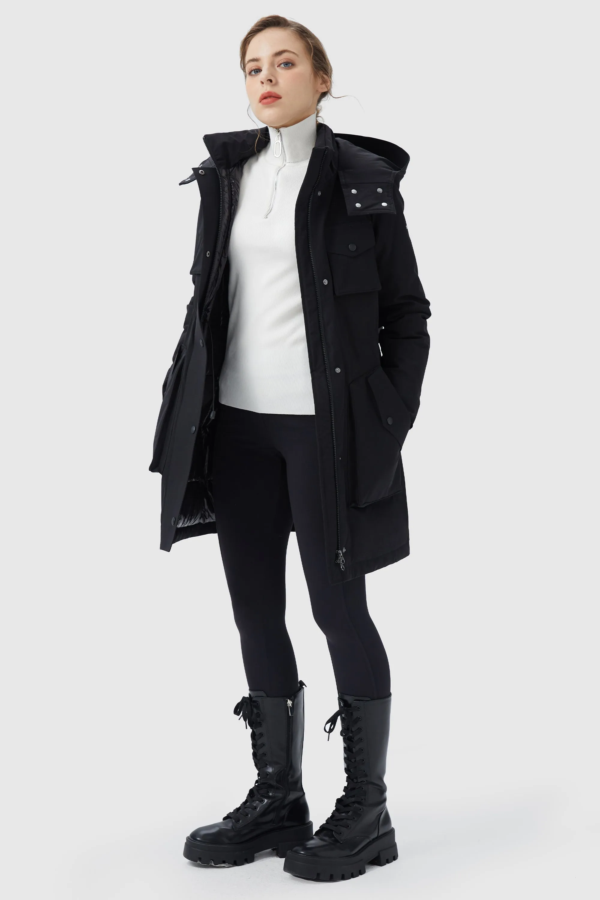 Thicken Winter Parka Coat with Hood