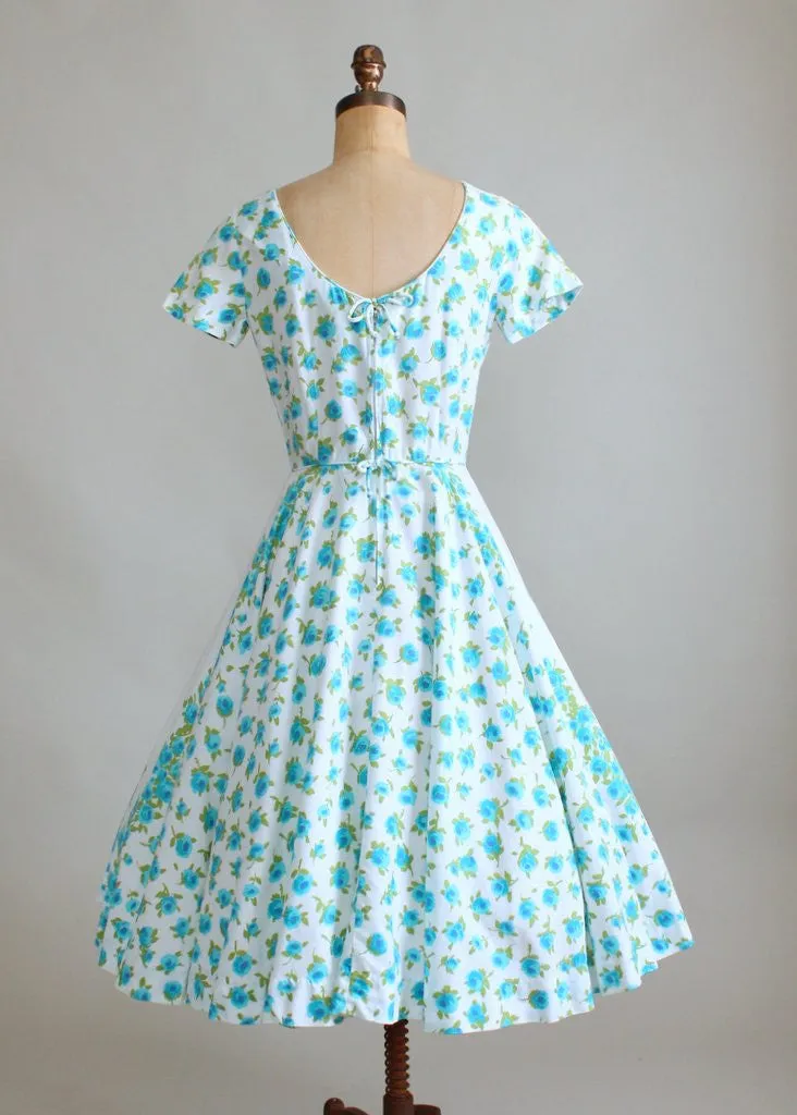 Vintage 1950s Liberty House Floral Day Dress